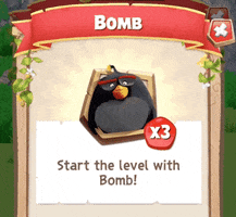 bomb booster GIF by Angry Birds