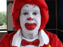 sad ronald mcdonald GIF by McDonald's CZ/SK