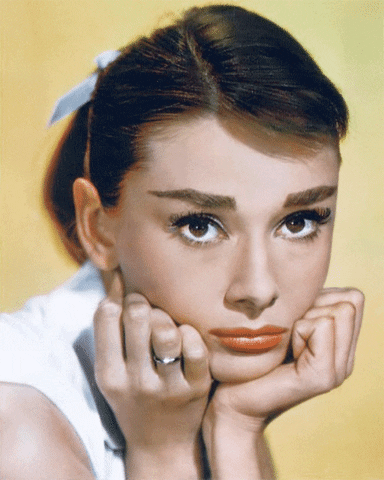 relaxitsonlyart weekend middle finger audrey hepburn relaxitsonlyart GIF
