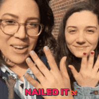 nails did GIF by GIPHY Buddies