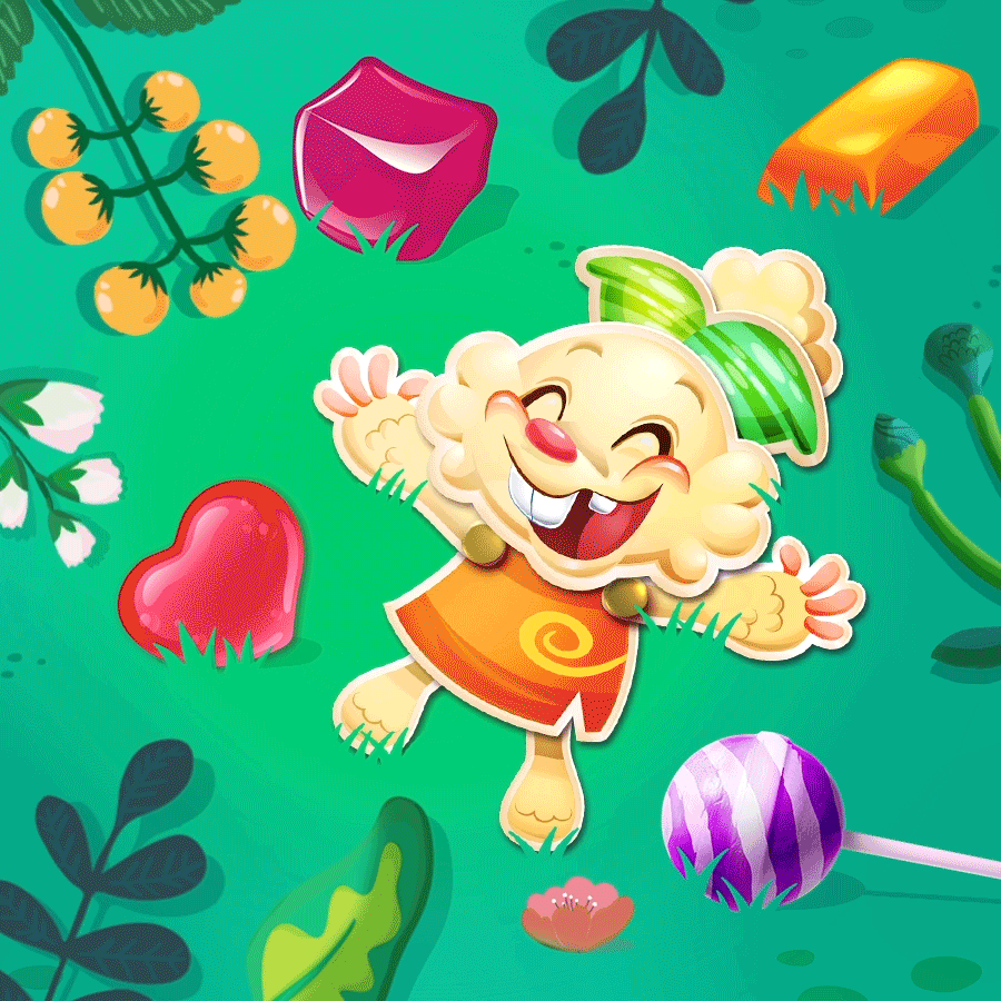 Jenny In The Grass GIF by Candy Crush Find & Share on GIPHY