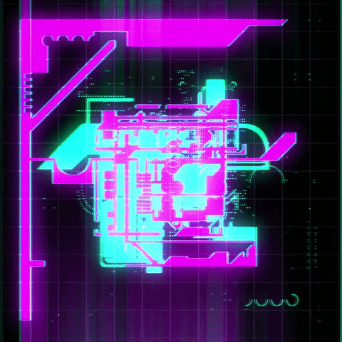 Cyberpunk Computers GIF by Dean Moroney