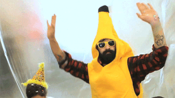 danielvanhauten party friday sunglasses banana GIF