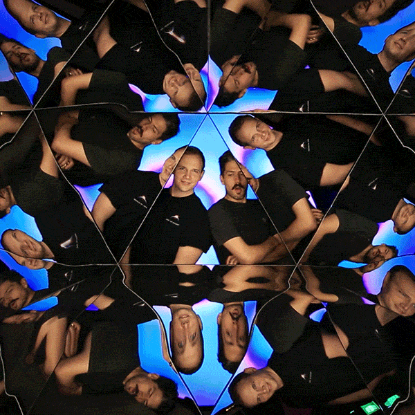 photobooth portrait kaleidoscope timeframe GIF