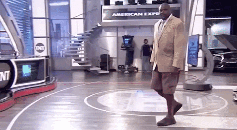 Casual Friday Shaquille Oneal GIF by NBA on TNT