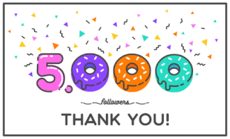 yum-yum-videos thank you yum yum videos 5000 followers GIF