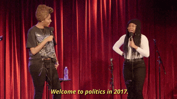 Jessica Williams Politics GIF by 2 Dope Queens Podcast
