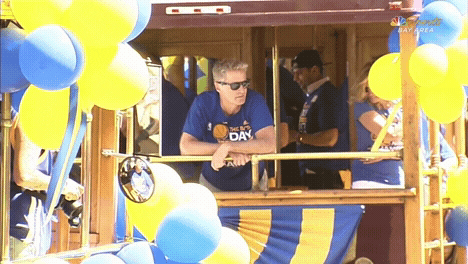 golden state wave GIF by NBA