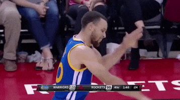 Excited Stephen Curry GIF by NBA