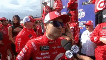 auto club 400 thumbs up GIF by NASCAR