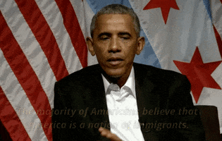barack obama the majority of americans believe that america is a nation of immigrants GIF by Obama