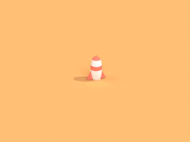 ahujasid design 3d rocket blender GIF