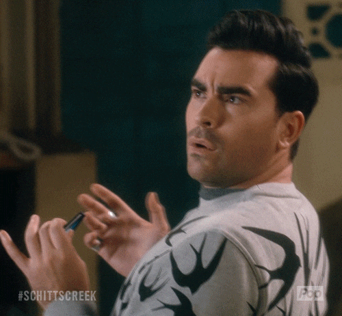 Dan Levy asking, "Why would you have allowed this to happen?"
