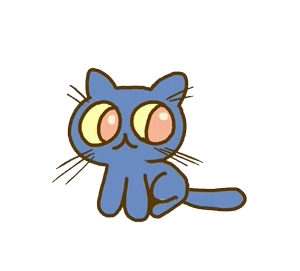 cat waiting Sticker by Originals