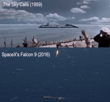 michlr science fiction spacex falcon 9 "the sky calls" GIF
