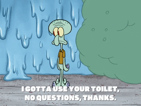 Season 6 Toilet GIF by SpongeBob SquarePants - Find & Share on GIPHY