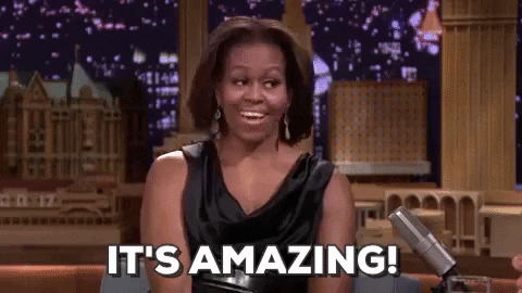 Michelle Obama Wow GIF by Obama - Find & Share on GIPHY