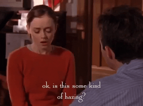 Rory Gilmore Is This Some Kind Of Hazing GIF by Gilmore Girls ...
