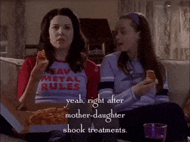 season 1 eating GIF by Gilmore Girls 