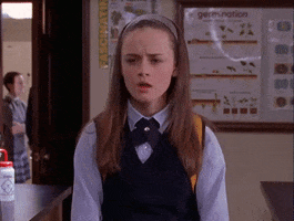 rory gilmore nod GIF by Gilmore Girls 