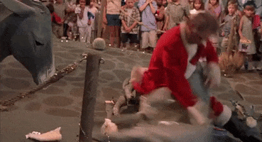 bad santa christmas movies GIF
