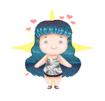dariacohen opal birthday gif pixel art flash chibi cute GIF