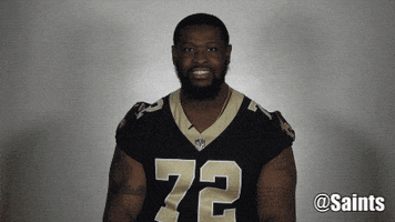 Saints Football Thumbs Up GIF by New Orleans Saints