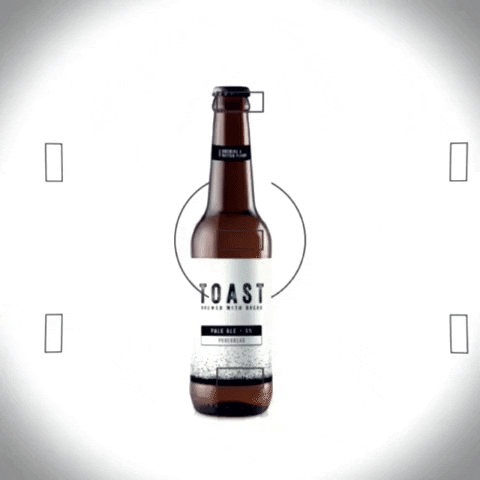 raiseatoast #toaste #cheers #craftbeer GIF by Toast Ale