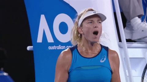 Excited Tennis GIF by Australian Open - Find & Share on GIPHY