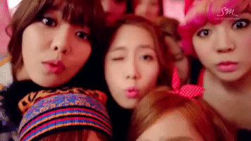k-pop kiss GIF