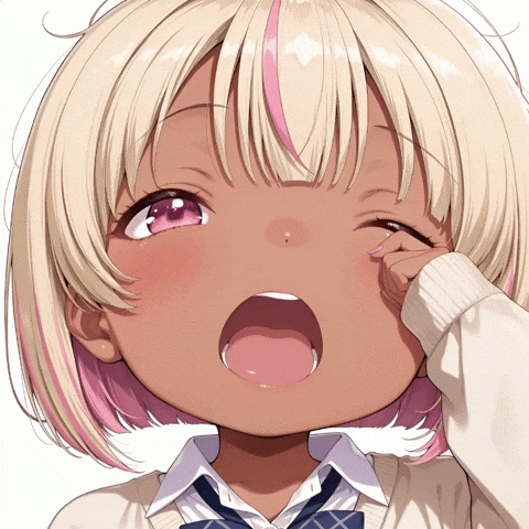 Sleepy Tanned Skin GIF