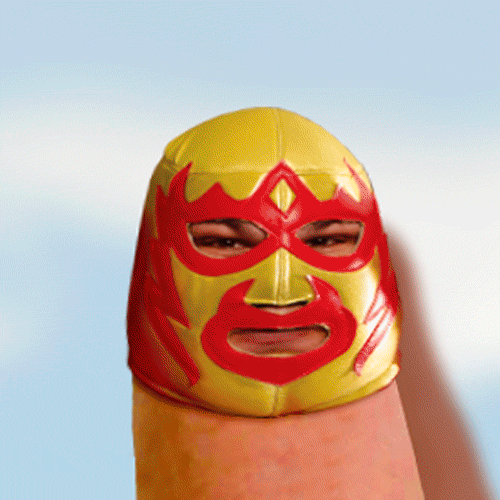 cow luchador GIF by Welcome! At America’s Diner we pronounce it GIF.