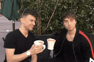 coffee cheers GIF by Wesley Stromberg
