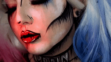 jester-quinn art cosplay comics harley GIF