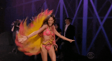Joan Smalls Dancing GIF by Victoria's Secret Fashion Show