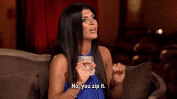 real housewives shut up GIF