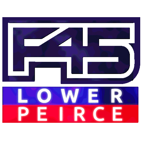 f45lowerpeirce Sticker