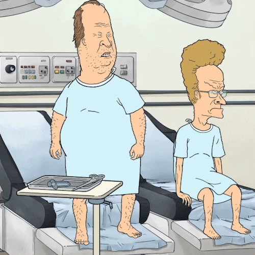 Running Away Beavis And Butthead GIF by Paramount+