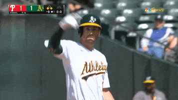 Celebrate Major League Baseball GIF by Oakland Athletics