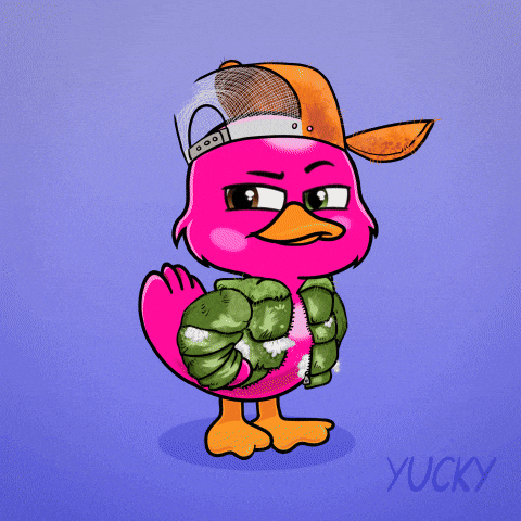 Suspicious Duck GIF by Yucky Ducks