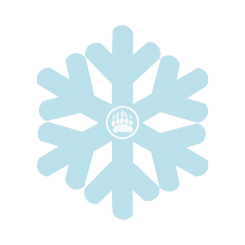Snow Winter Sticker by Muskoka Bear Wear
