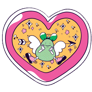 Heart Pear Sticker by Flying Eye Books