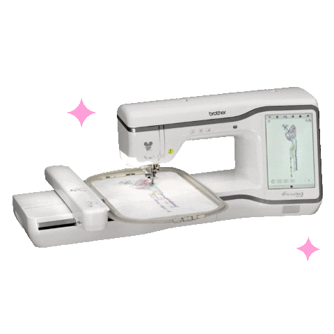 Embroidery Machine Sticker by Brother USA