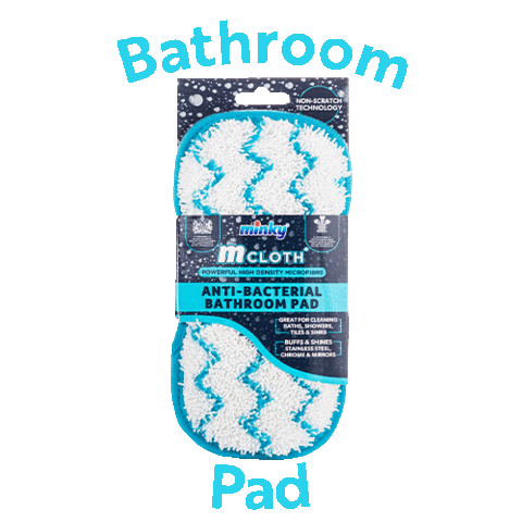 Cleaning Bathroom Sticker by Minky Homecare