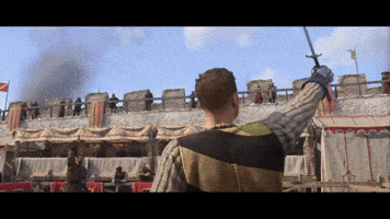 Sword Fighting Knights GIF