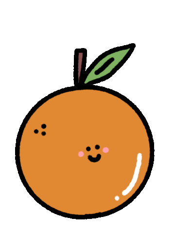 Citrus Fruit Orange Sticker