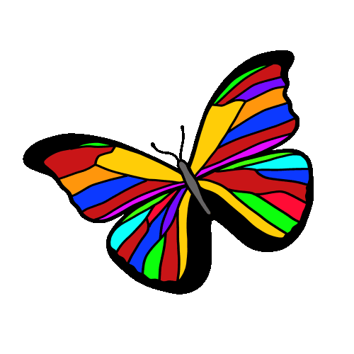 Spring Butterfly Sticker by SILBERWEISS