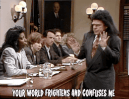 Unfrozen Caveman Lawyer Frightens Confuses Me GIF