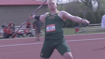 Track And Field Bison GIF by NDSU Athletics