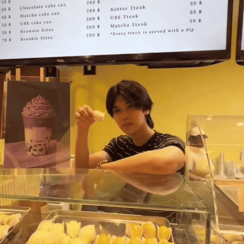 Pop Up Store Eating GIF